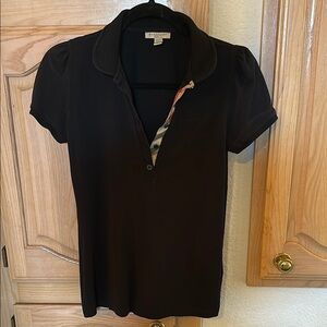 Burberry Black Women's Polo Top